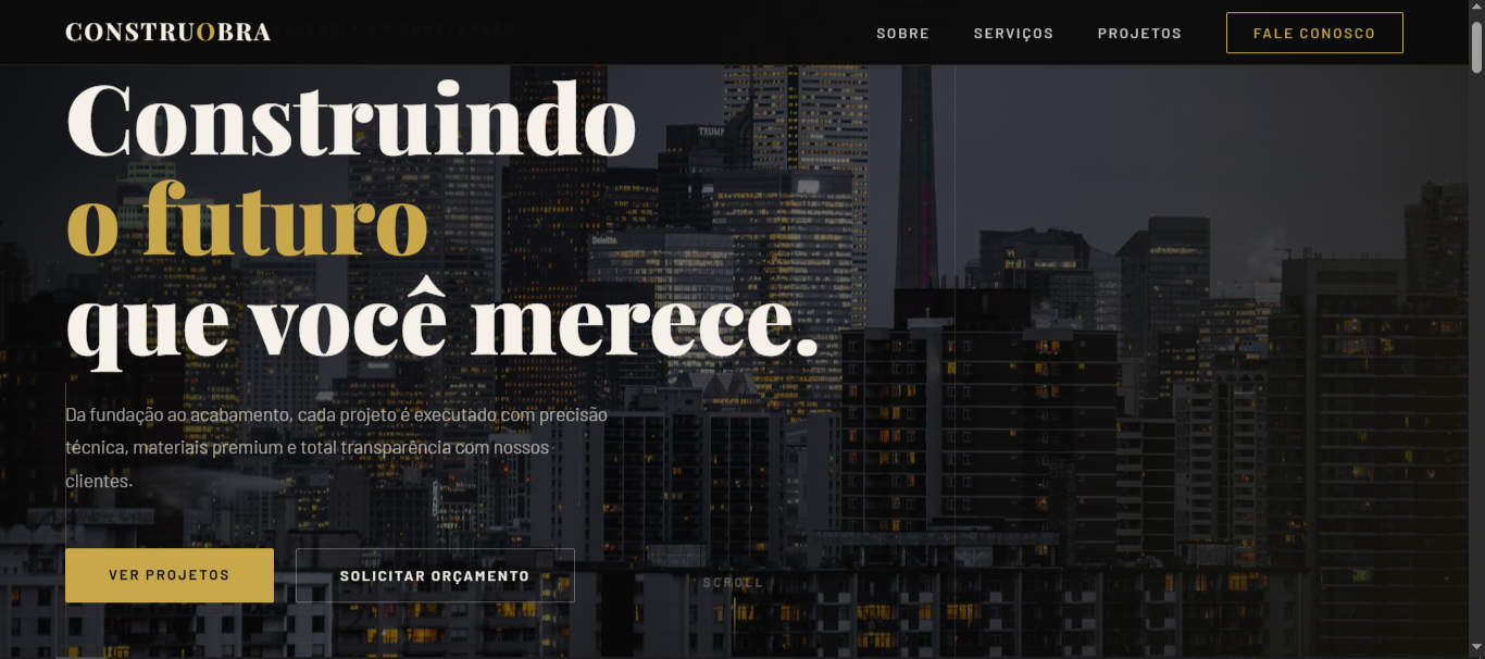 imagem do projeto contrutora